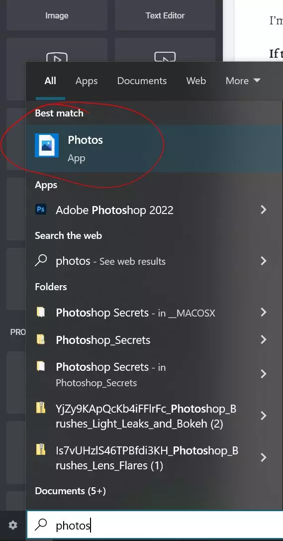 Photos App Photos App